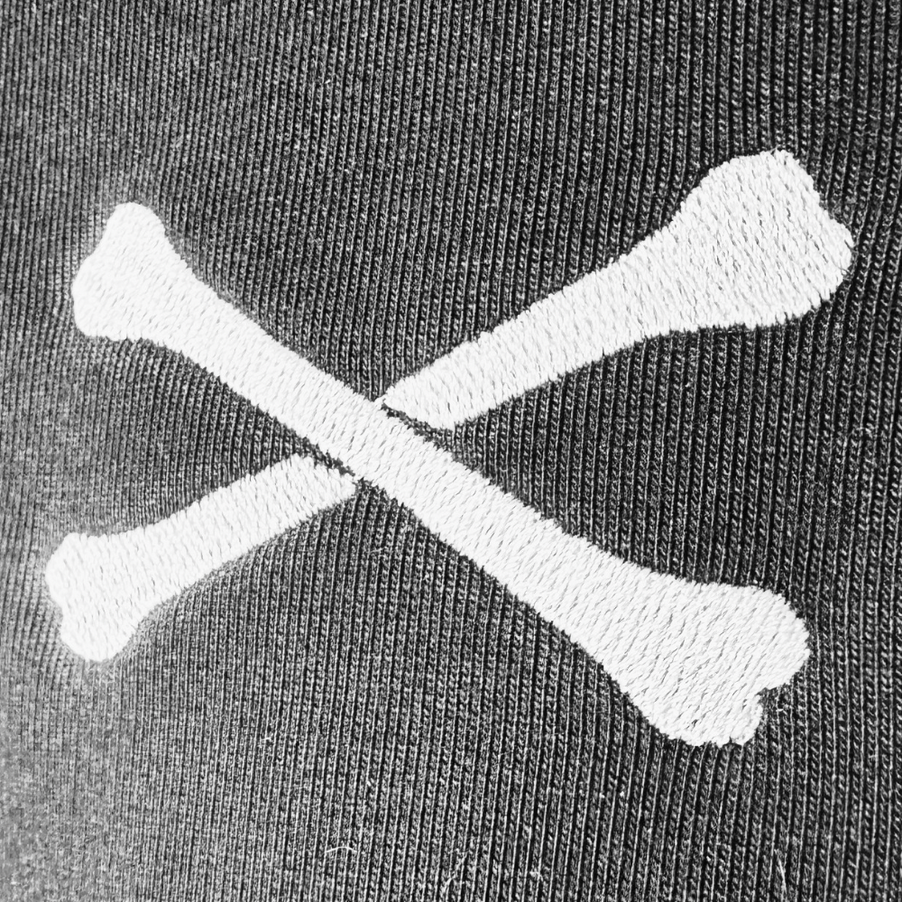 Nahaufnahme des Crossbones-Stricks
